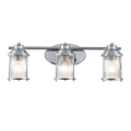 Quintiesse - Udendørs væglampe ASHLAND BAY 3xE27/60W/230V IP44 poleret krom